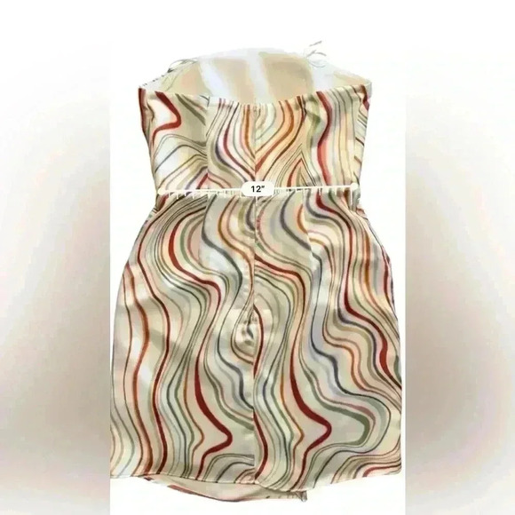C/MEO Collective My Way Rainbow Mini Strapless Dress Size Small NWT - Picture 6 of 8